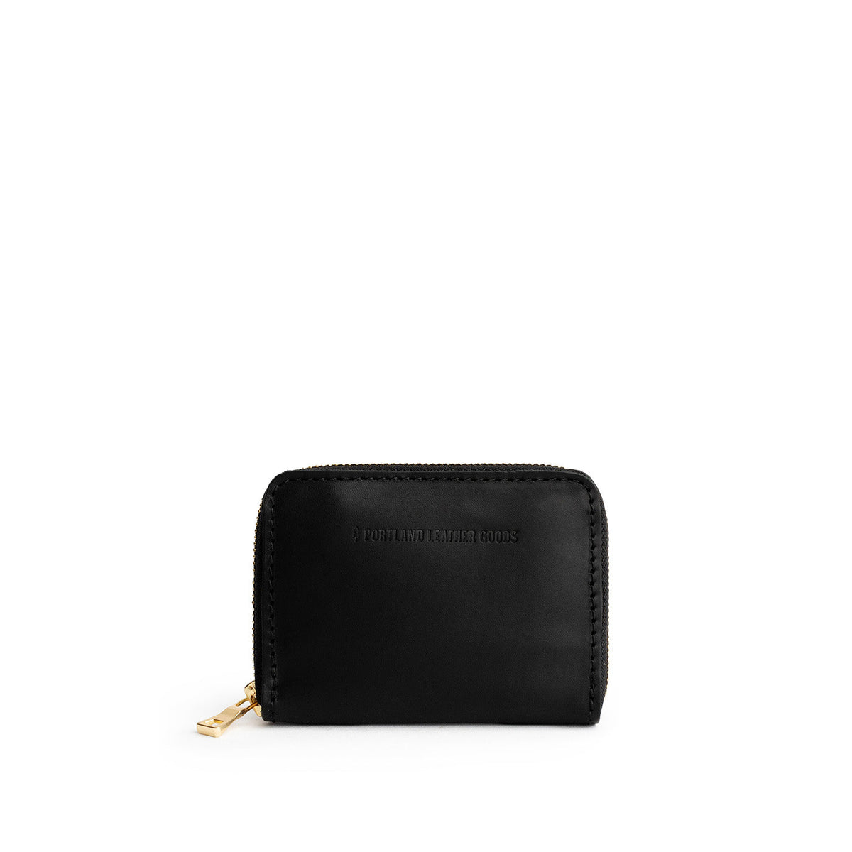 'Almost Perfect' Small Zip Wallet - Black