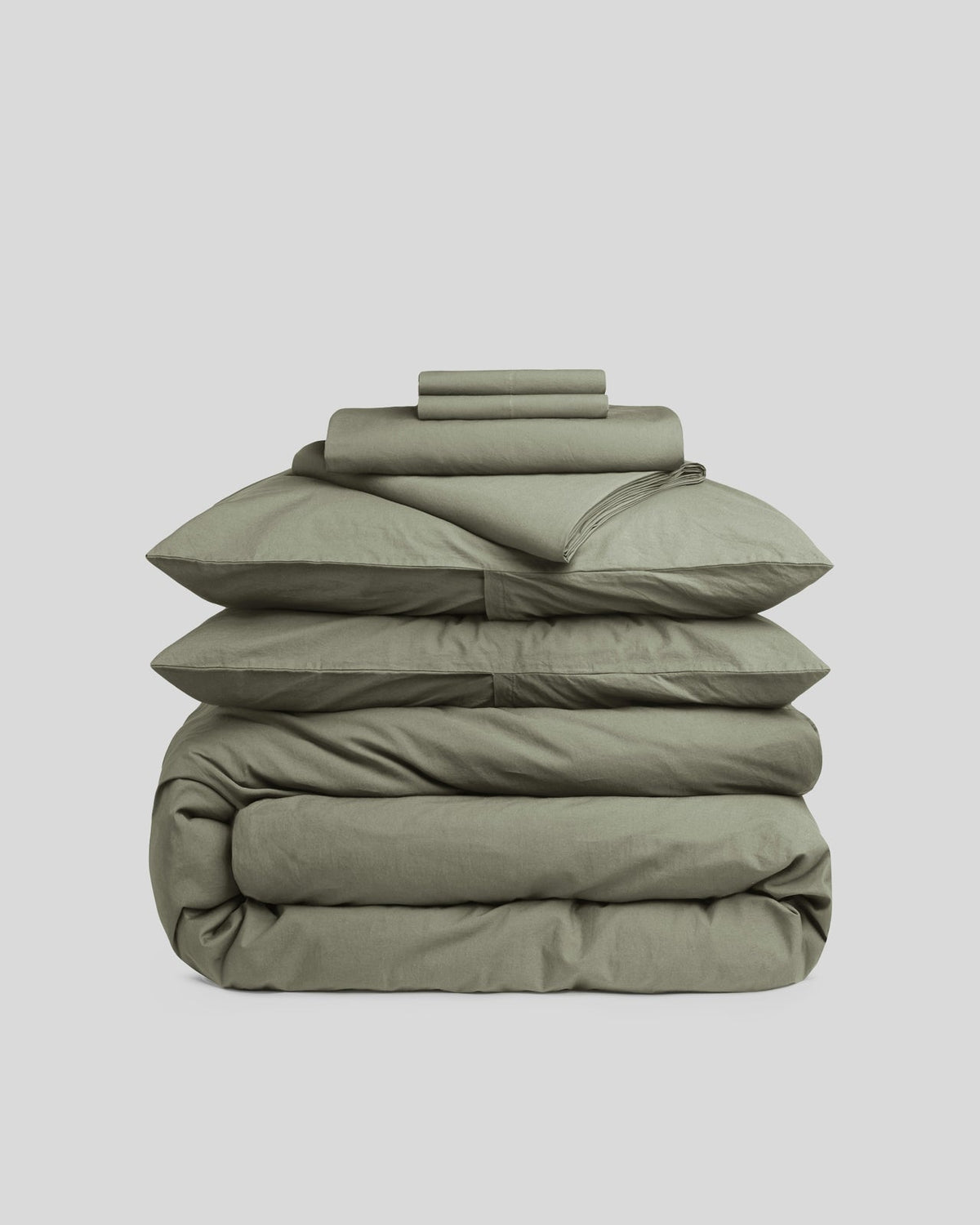 Brushed Cotton Bundle - Moss K/CK