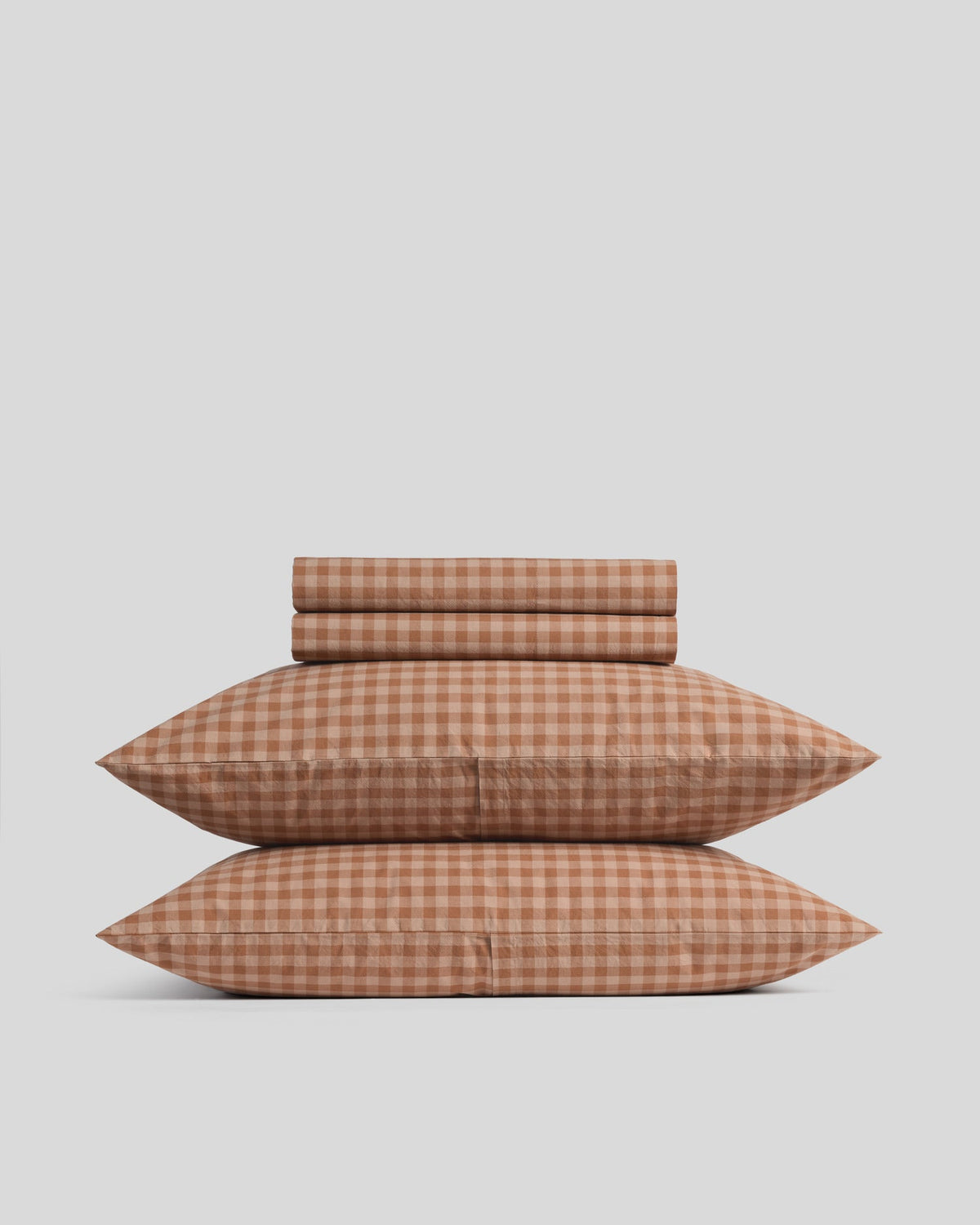 Brushed Cotton Sheet Set - Adobe Check TW/XL