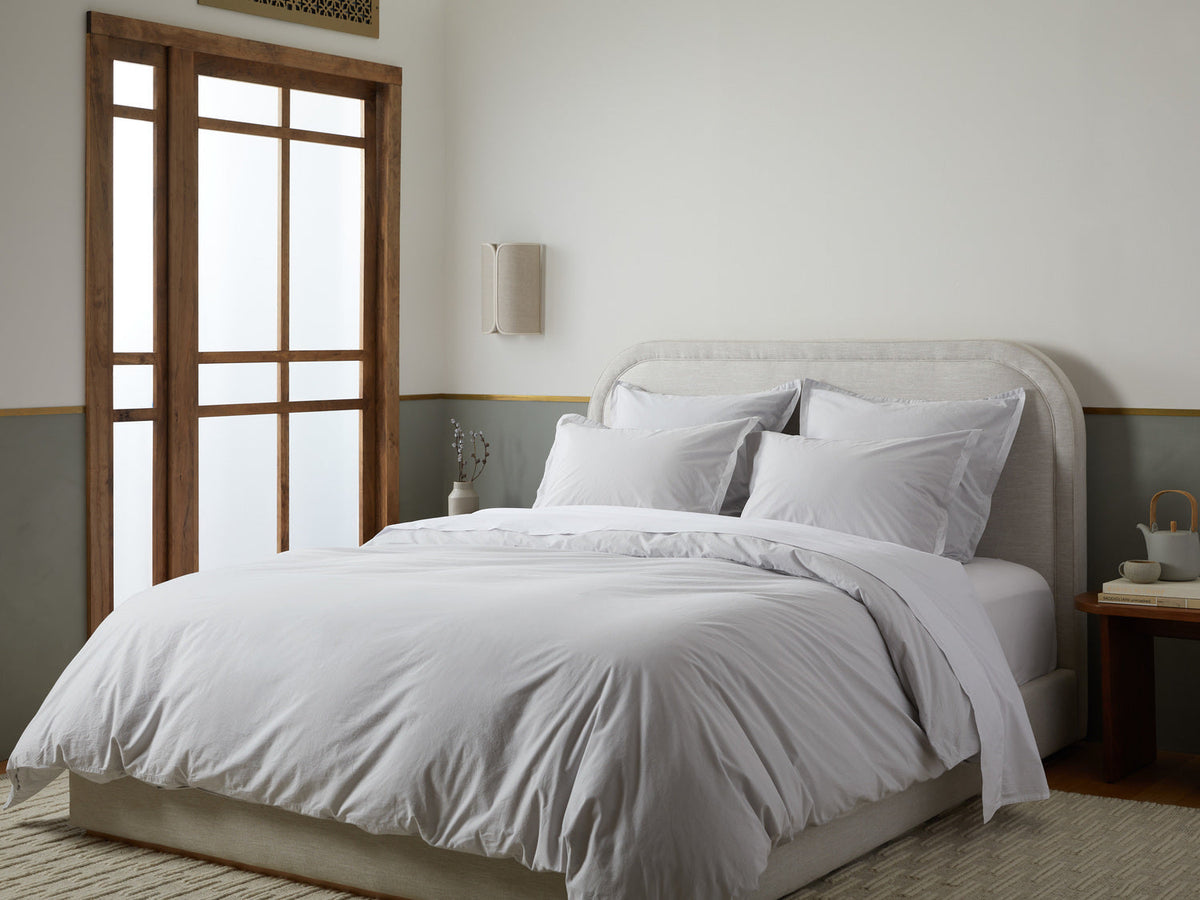 Brushed Cotton Duvet Cover - FINAL SALE (Mist) - Image 3