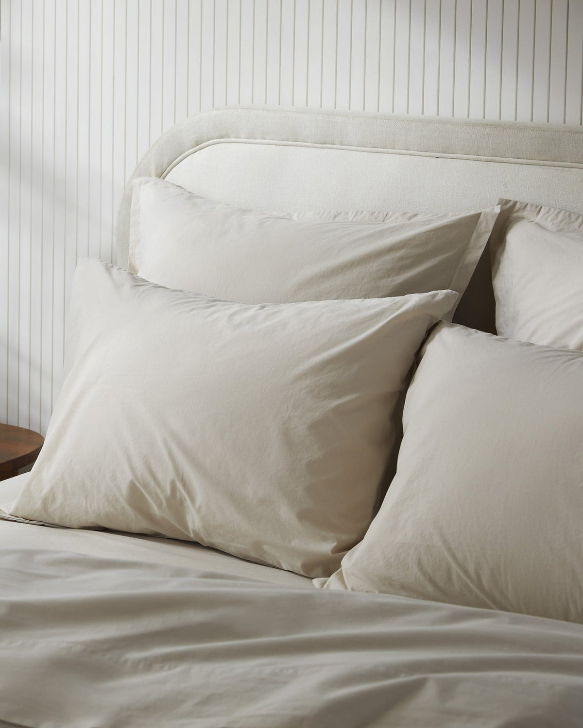 Brushed Cotton Sheet Set - Bone K/CK - Image 4