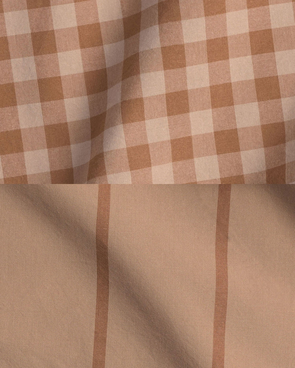 Brushed Cotton Bundle - Adobe Check/Stripe TW/XL - Image 3