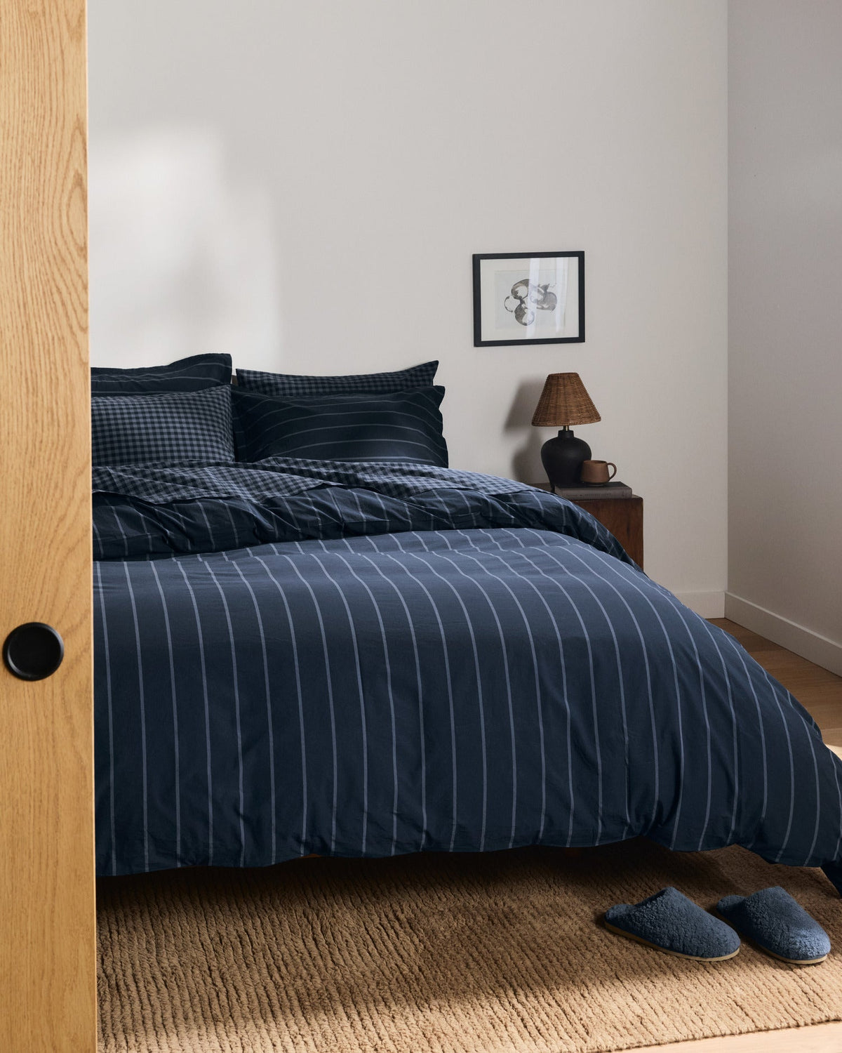 Brushed Cotton Bundle - Dusk Check/Stripe F/Q - Image 2