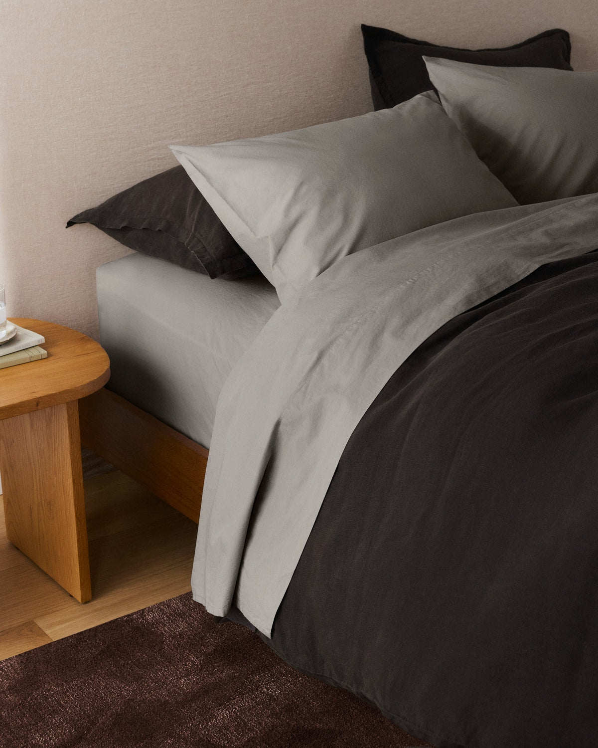 Percale Sheet Set - Pebble TW/XL - Image 4