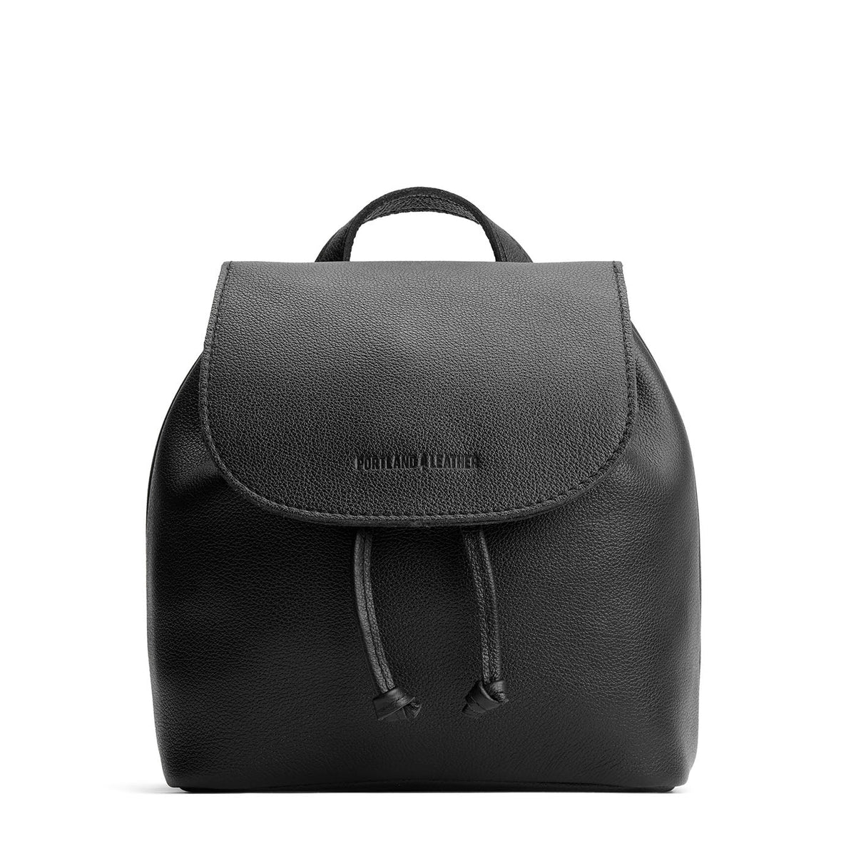 Bucket Backpack - Pebbled--black