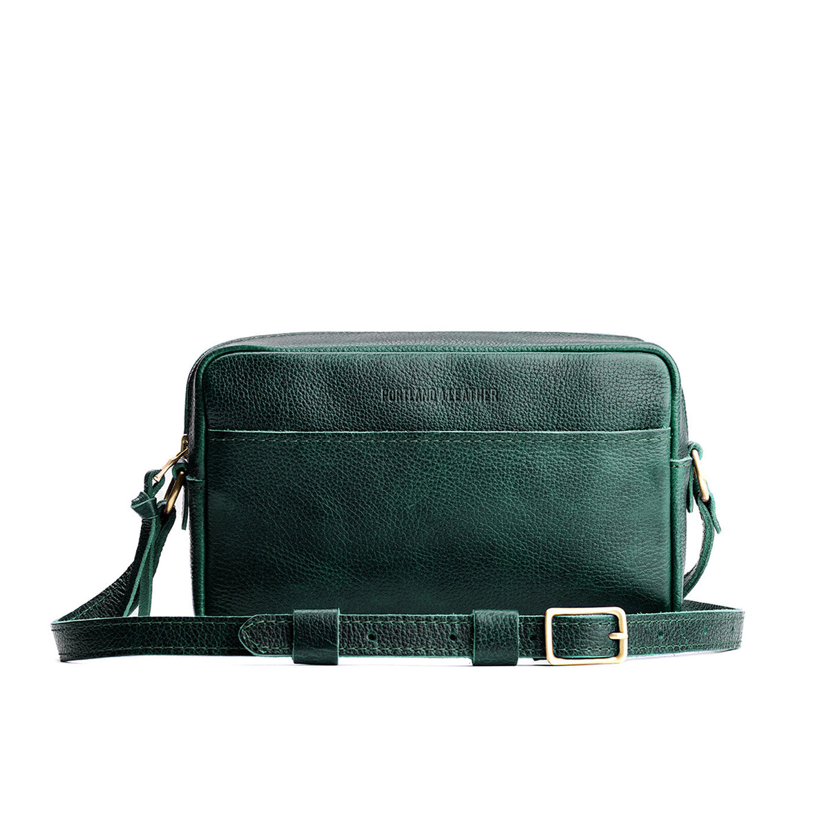 'Almost Perfect' Camera Bag Purse - Forest Green / Large