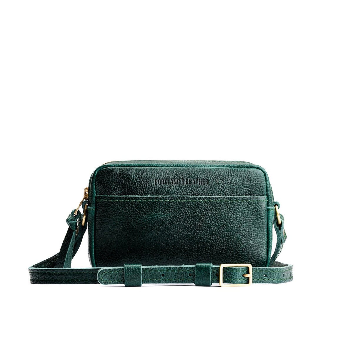 'Almost Perfect' Camera Bag Purse - Forest Green / Small