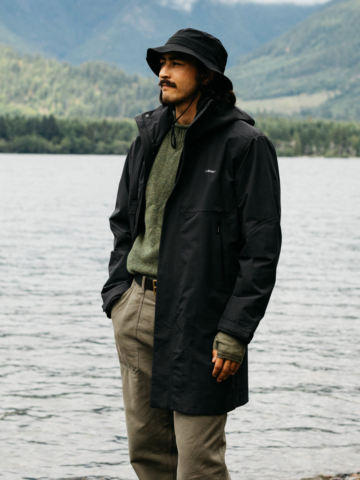 Men's Longline Stormbird Waterproof Jacket - Image 2
