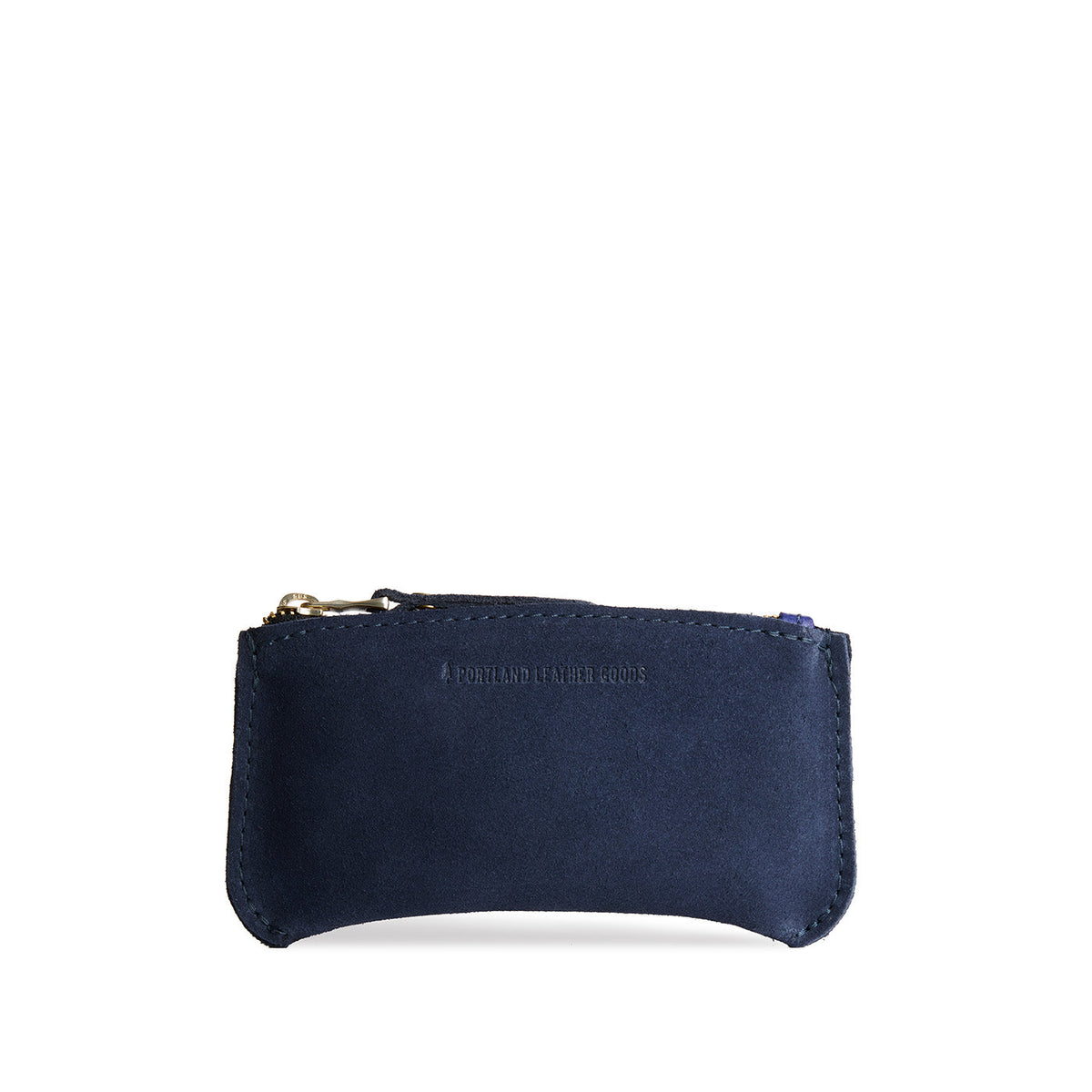 'Almost Perfect' Canoe Zip Pouch - Alaska Blue / Small
