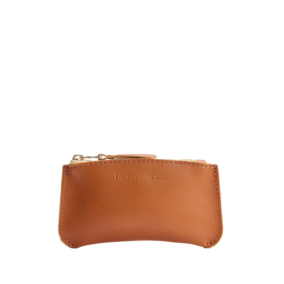 'Almost Perfect' Canoe Zip Pouch - Honey / Small