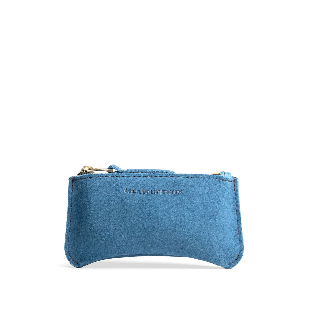 'Almost Perfect' Canoe Zip Pouch - Mariner Blue