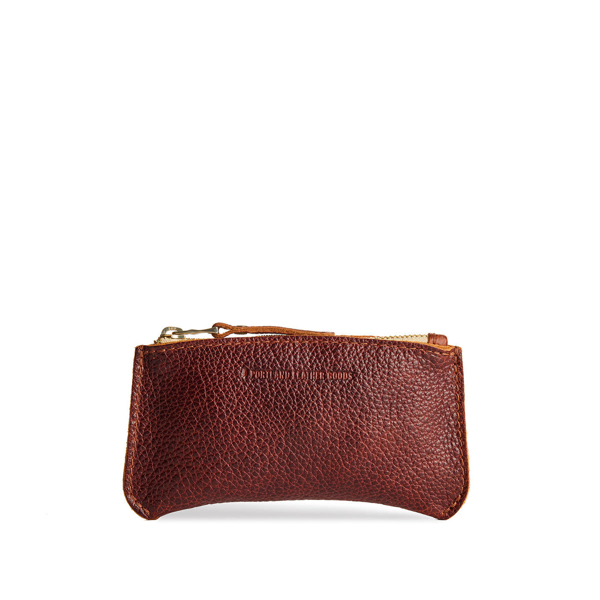 'Almost Perfect' Canoe Zip Pouch - Nutmeg / Small