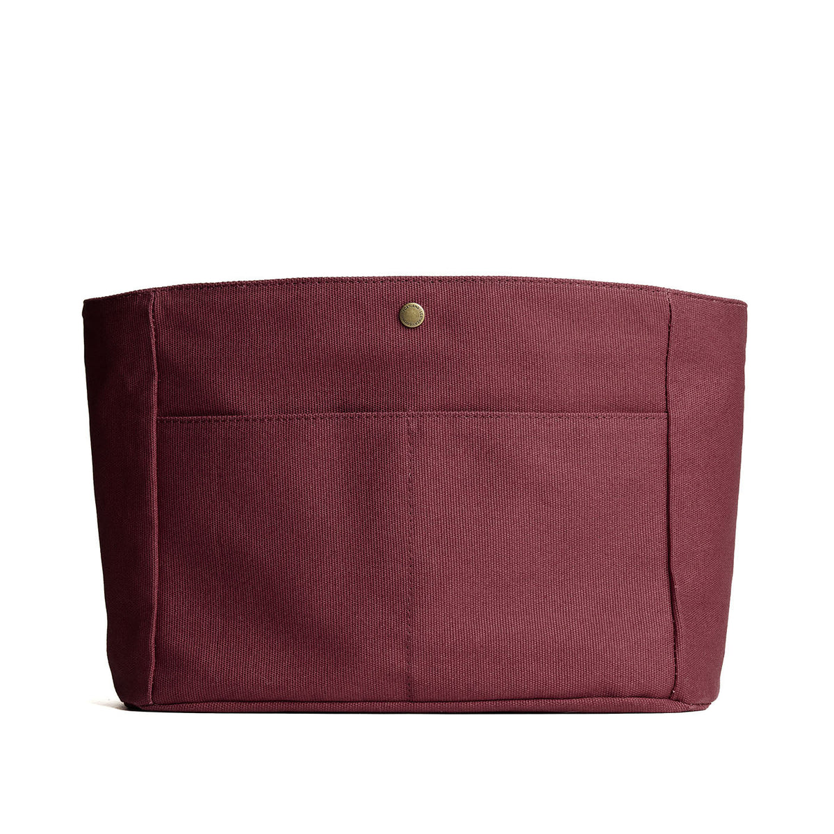 Canvas Purse Organizer - Maroon / Classic / Large