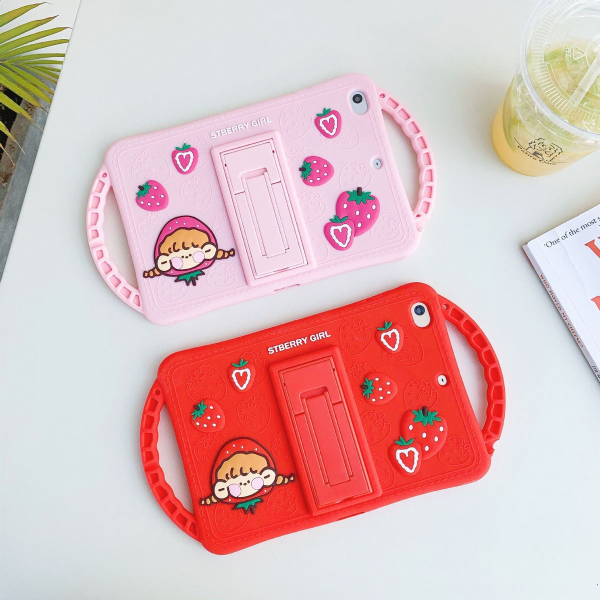 Strawberry Girl iPad Case - Image 5