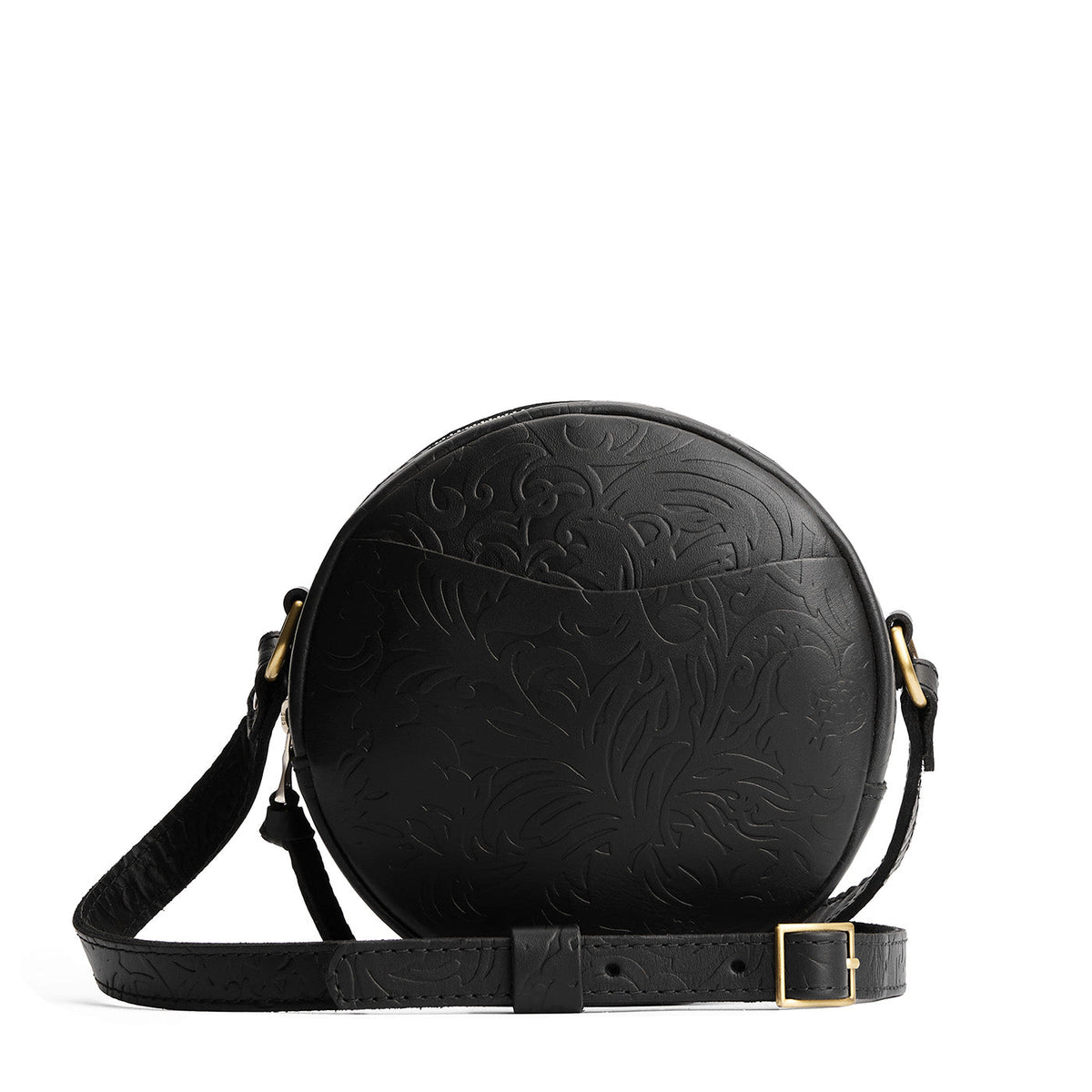 'Almost Perfect' Circle Crossbody - Dahlia / Small