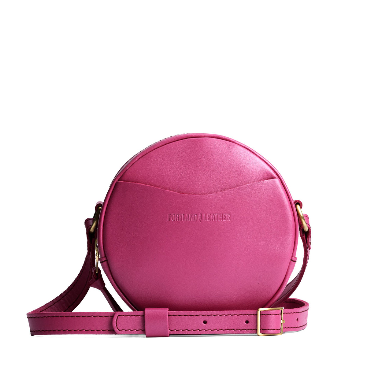 'Almost Perfect' Circle Crossbody - Lip Gloss / Small
