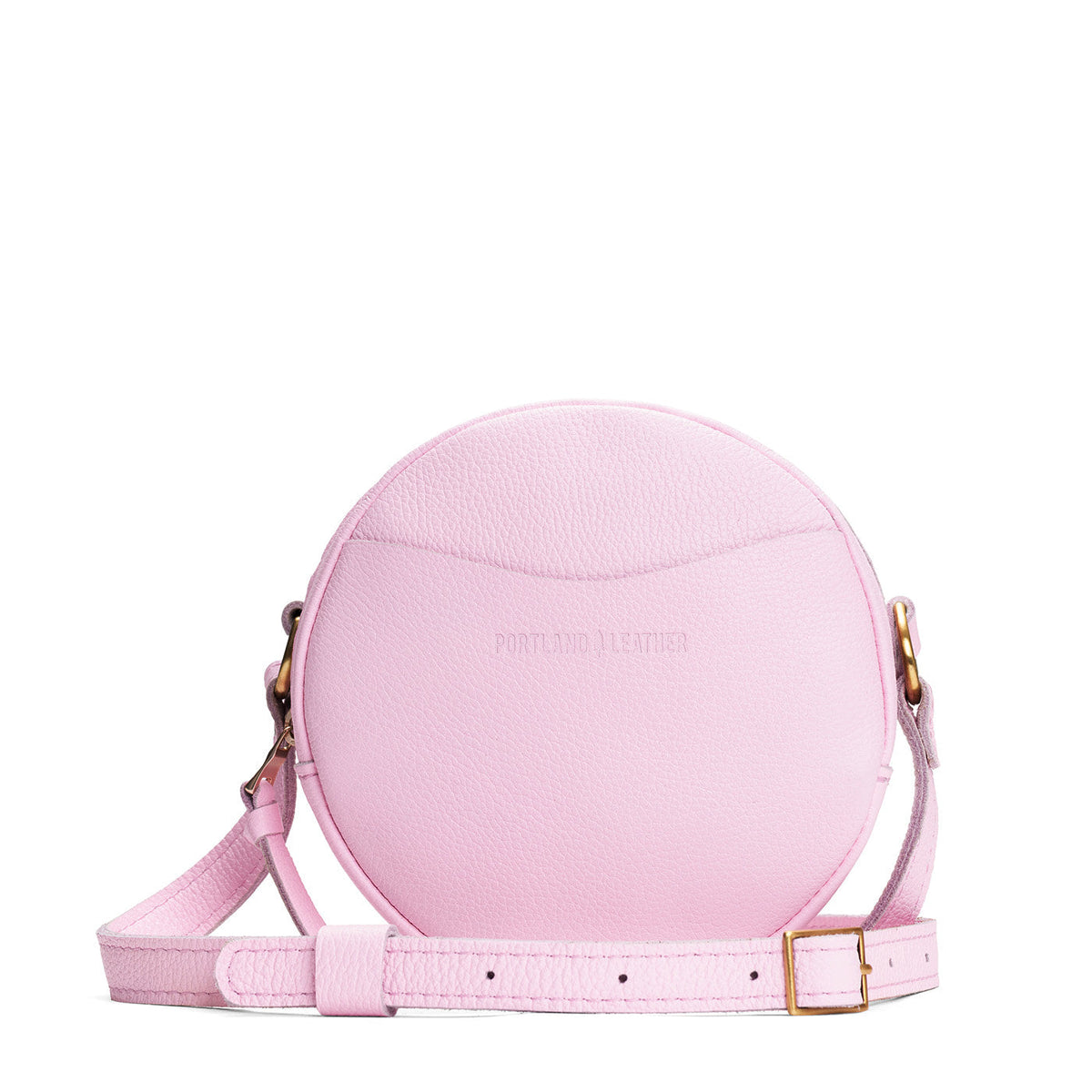 'Almost Perfect' Circle Crossbody - Pinkaboo / Small