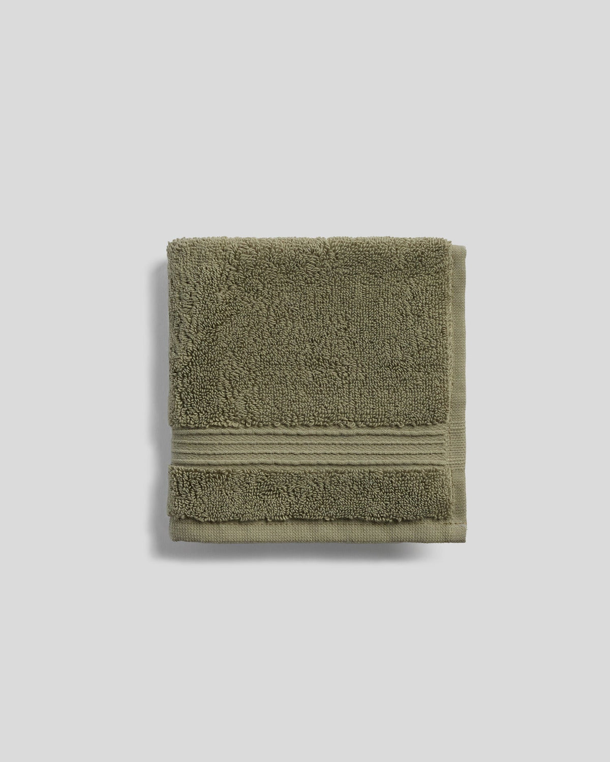 Classic Turkish Cotton Towels (Thyme) - Washcloth