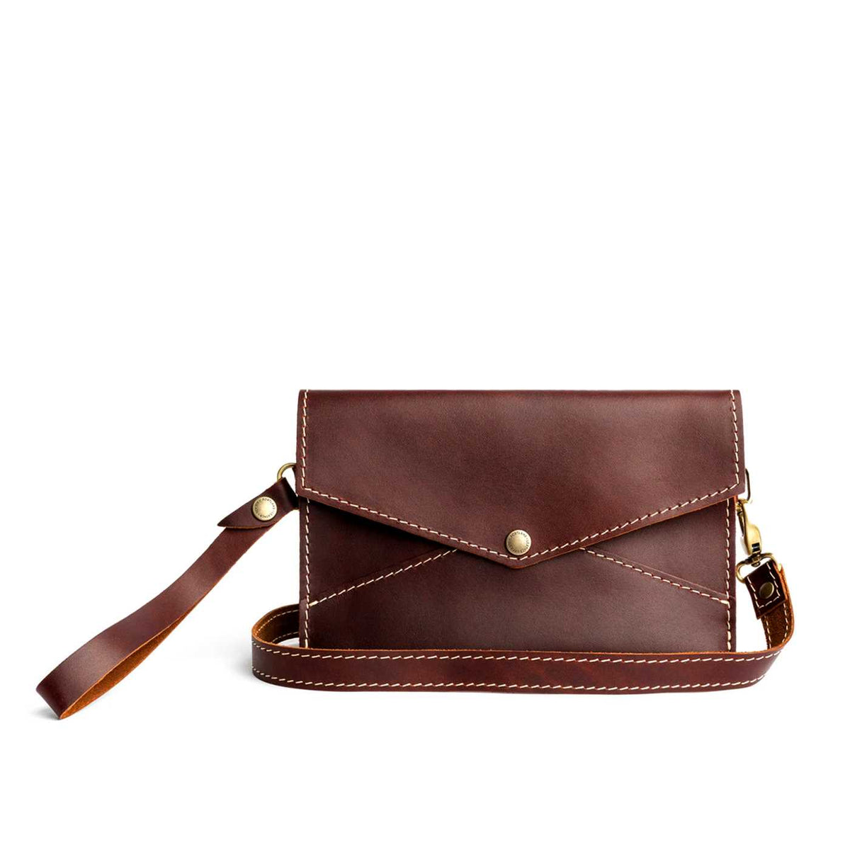 Almost Perfect' Envelope Convertible Crossbody - Cognac