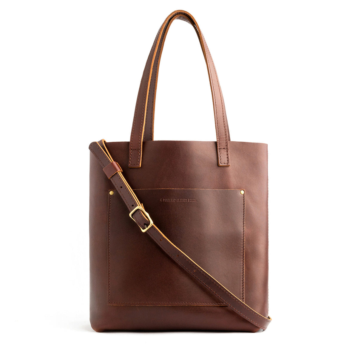 'Almost Perfect' Crossbody Tote - Cognac