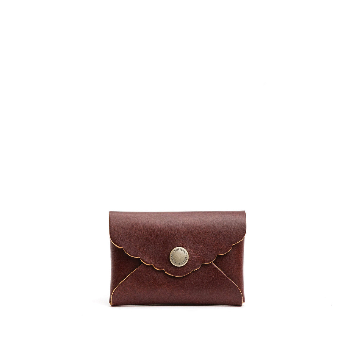 Mini Daisy Wallet - Cognac