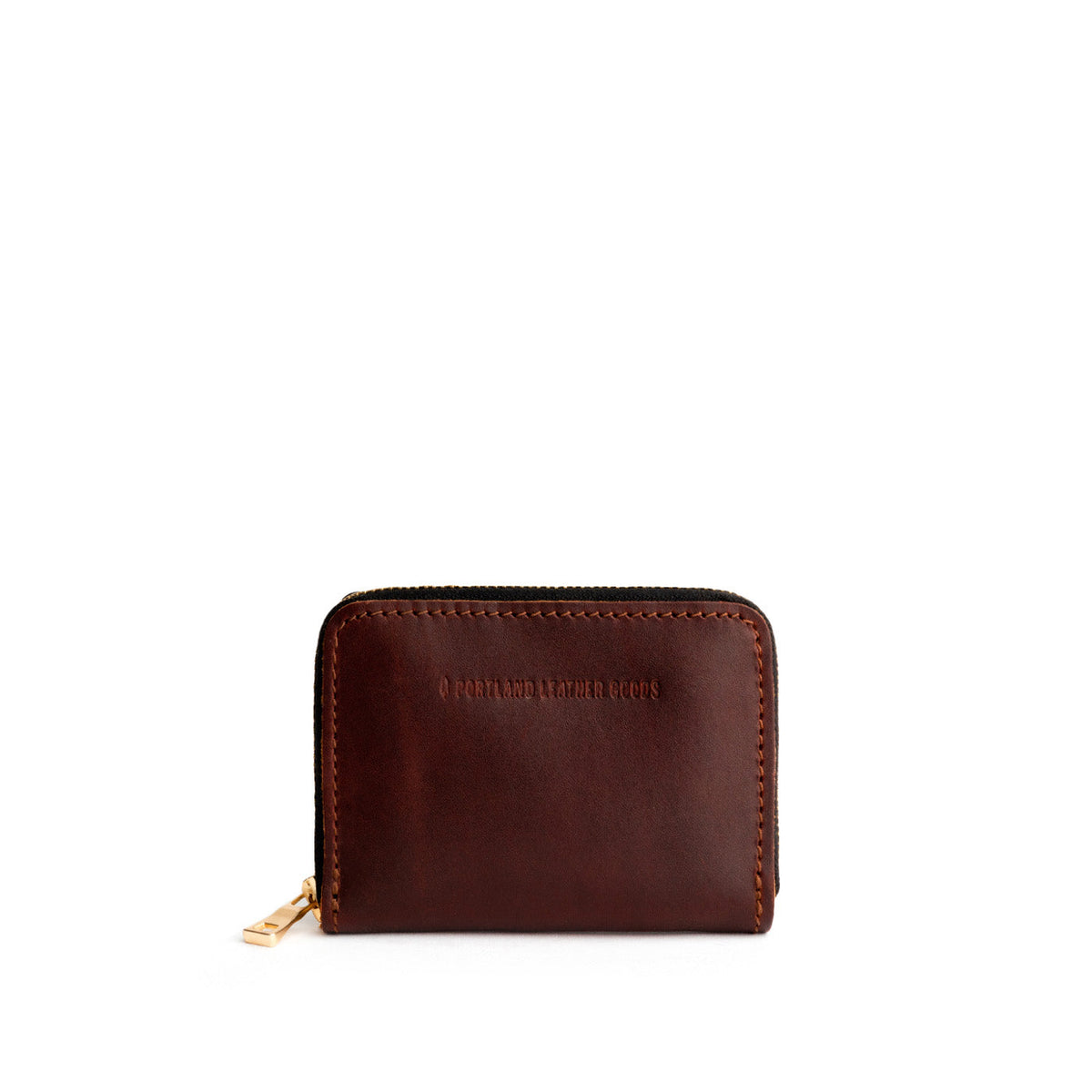'Almost Perfect' Small Zip Wallet - Cognac
