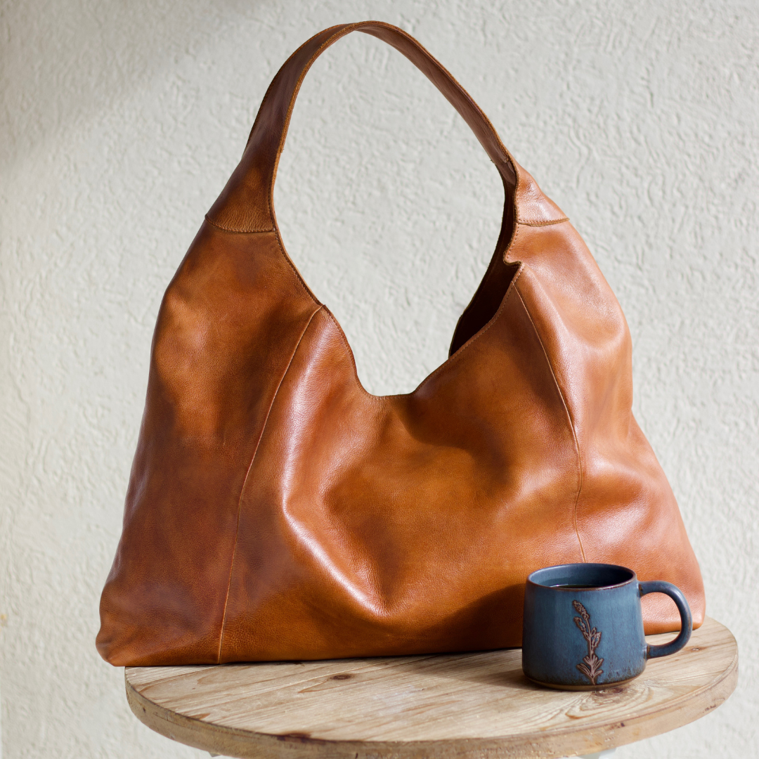 Lindsey Leather Tote Bag - Image 3