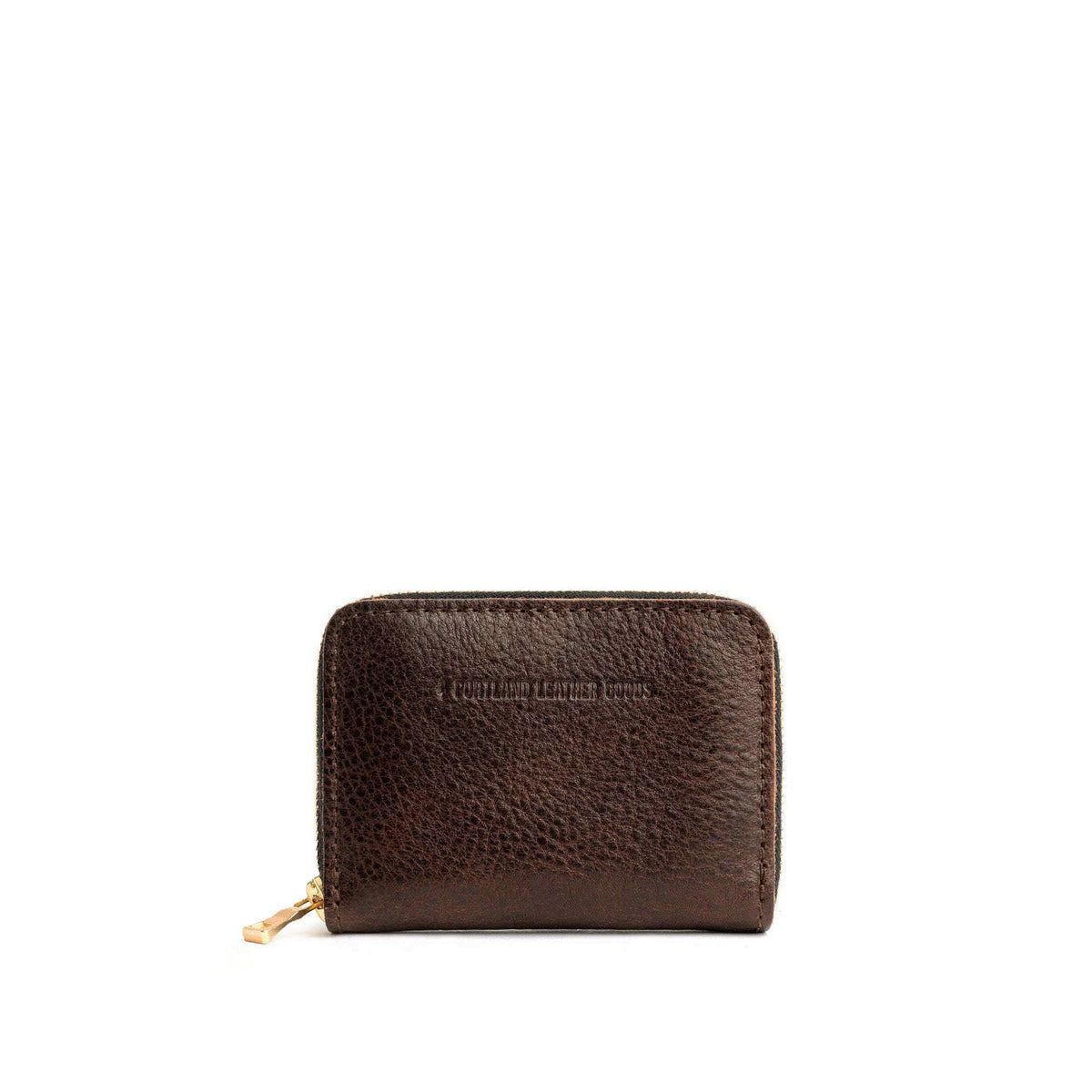 'Almost Perfect' Small Zip Wallet - Coldbrew