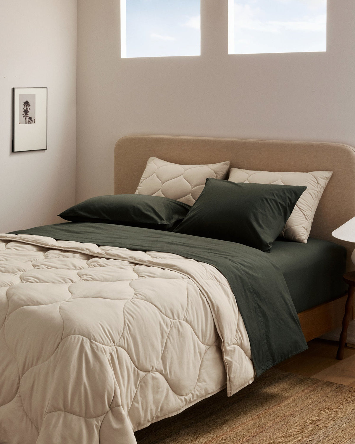 Percale Sheet Set - Evergreen TW/XL - Image 4