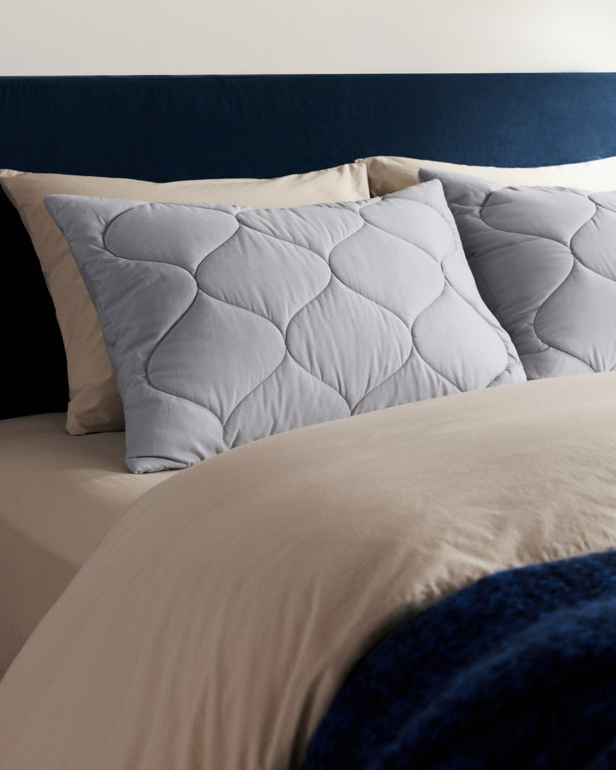 Cotton Drift Sham Set (Sky) - Image 2