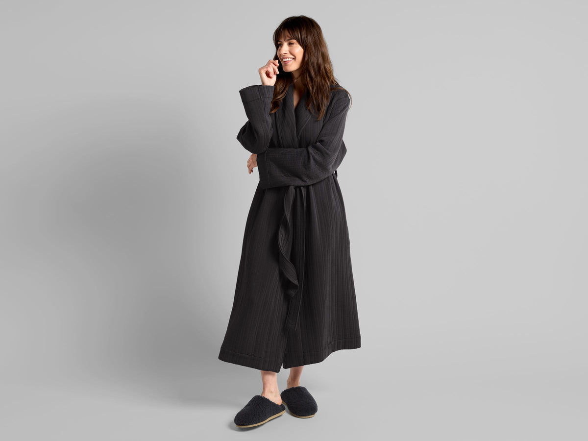 Cozy Knit Robe (Coal) - Image 2