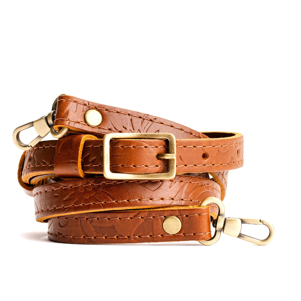 Small Leather Crossbody Strap - Meadow