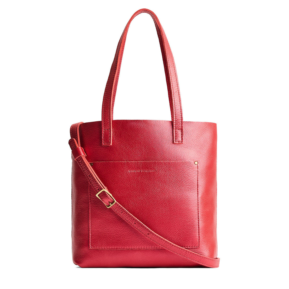 'Almost Perfect' Crossbody Tote - Reba Red / Classic