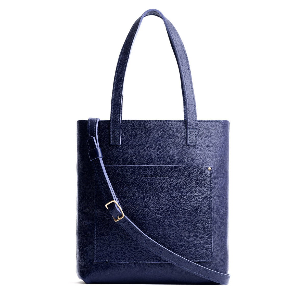 'Almost Perfect' Crossbody Tote - Cobalt / Zipper