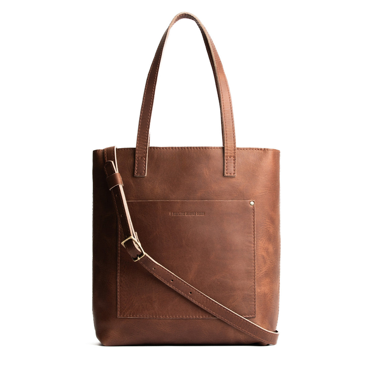 'Almost Perfect' Crossbody Tote - English Tan