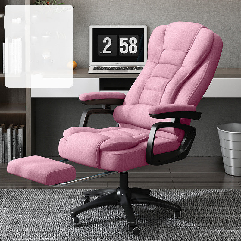 Home Office Sedentary Sofa Chair - Pink / 3 Style
