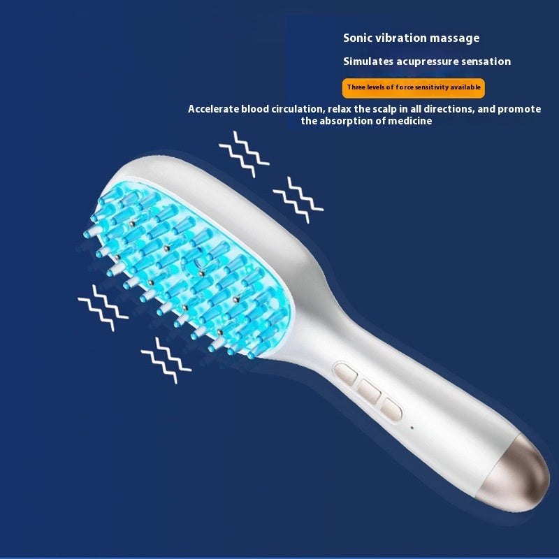 Red & Blue Light Scalp Massage Comb - Image 3