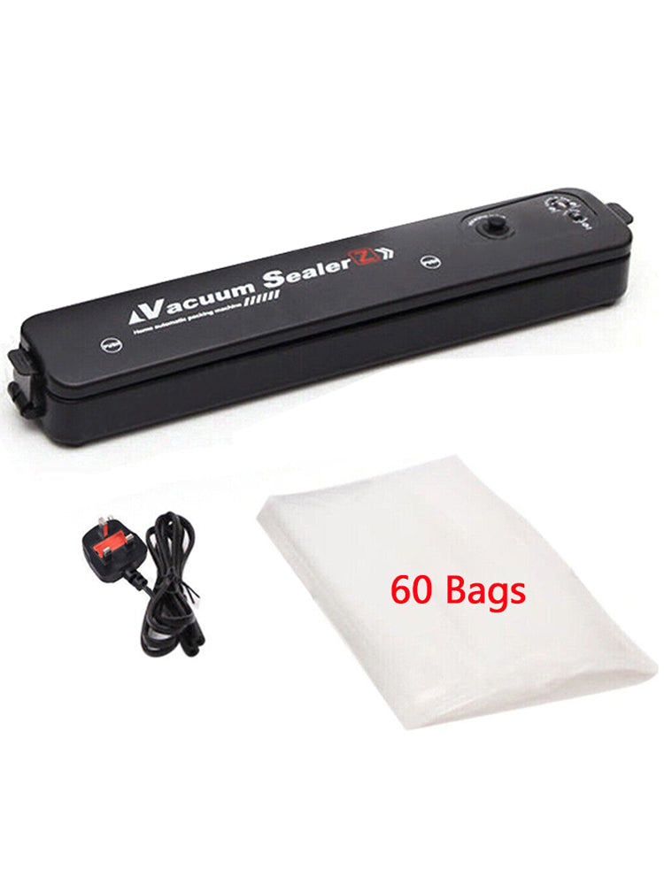 Vacuum Food Sealer Automatic Manual Sealer Dry Wet Pack Machine With 60 Bags UK - Image 2