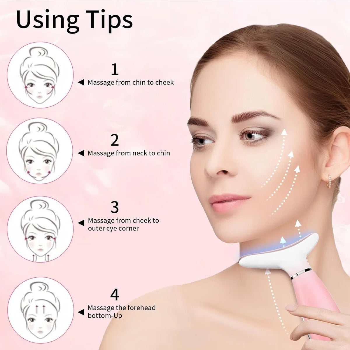3-in-1 Neck & Face Massager Thermal, Vibration & Skin Care Tool - Image 5
