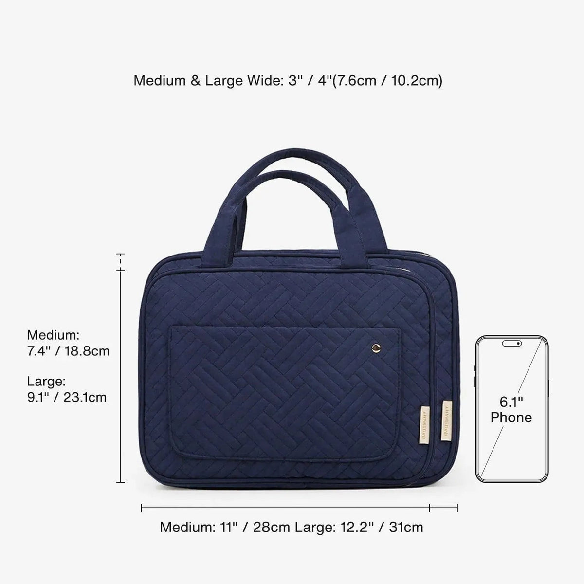 Bonchemin Blue The Space Saver Toiletry Bag - Image 6
