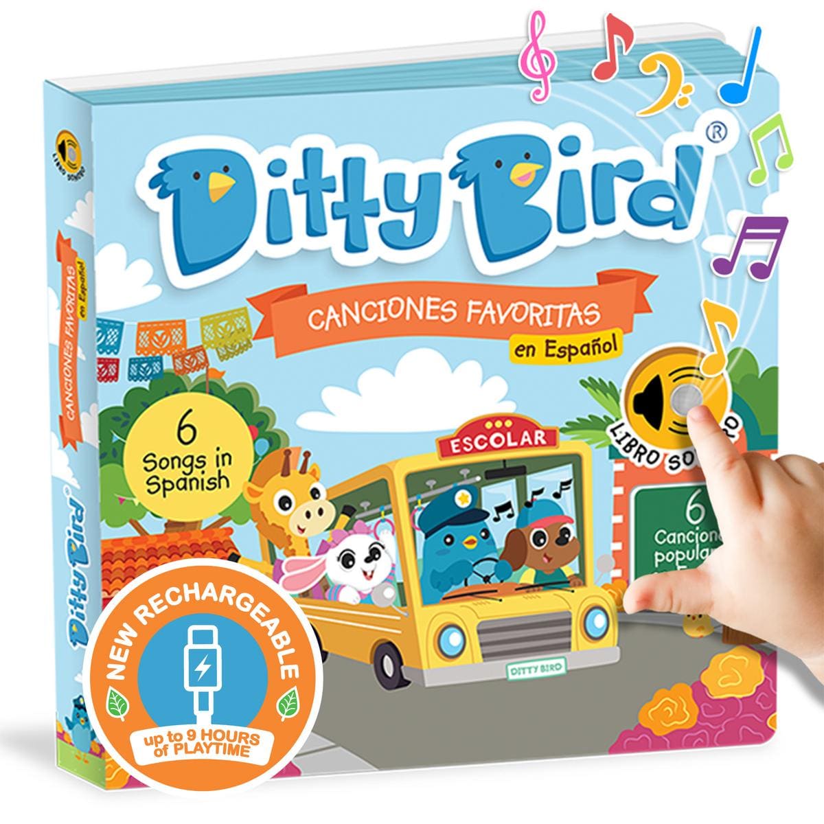 Ditty Bird Musical Books - Canciones Favoritas - Image 6