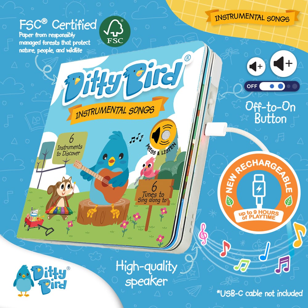 Ditty Bird Musical Books - Instrumental Songs - Image 2
