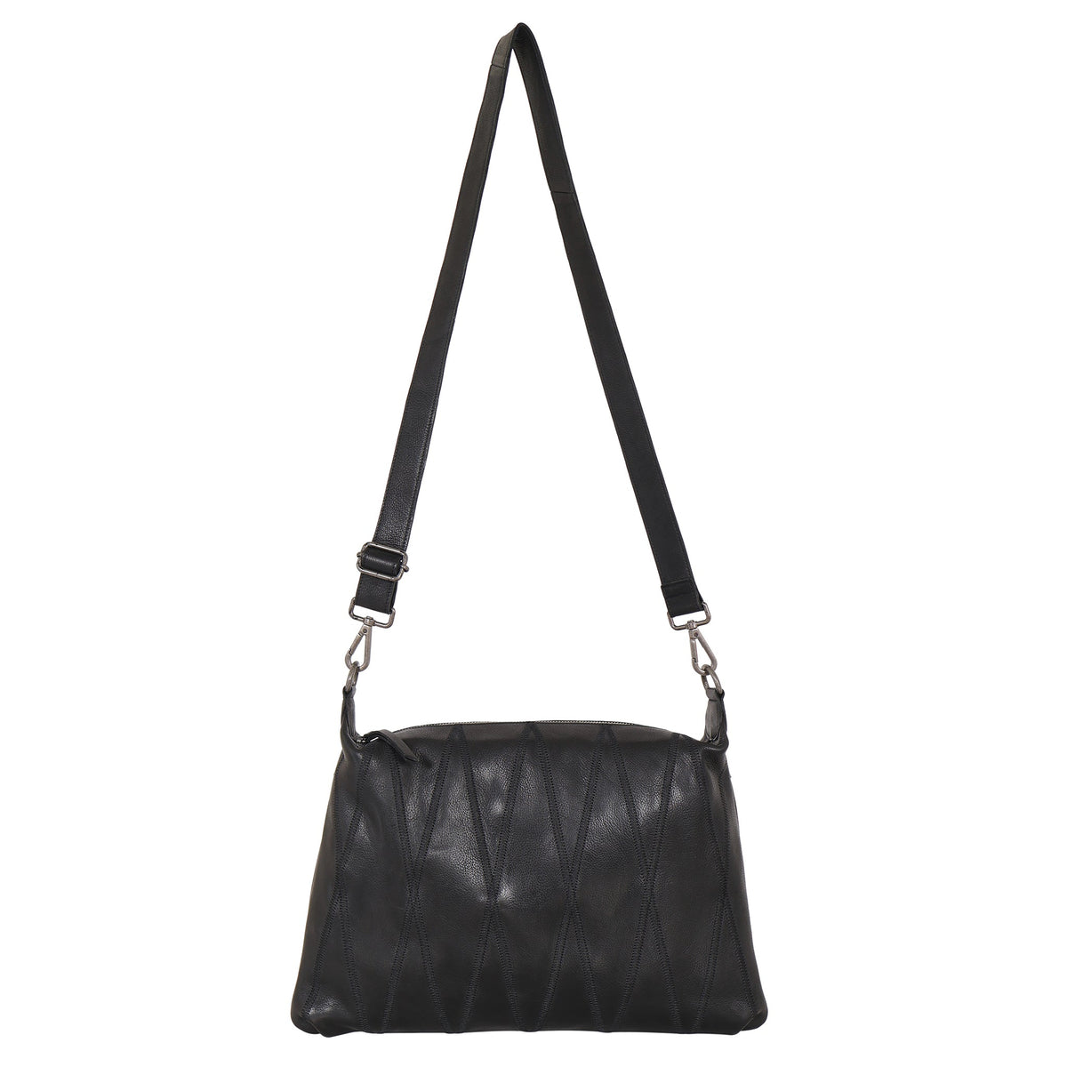 Avery Diamond Leather Crossbody Bag - Image 6