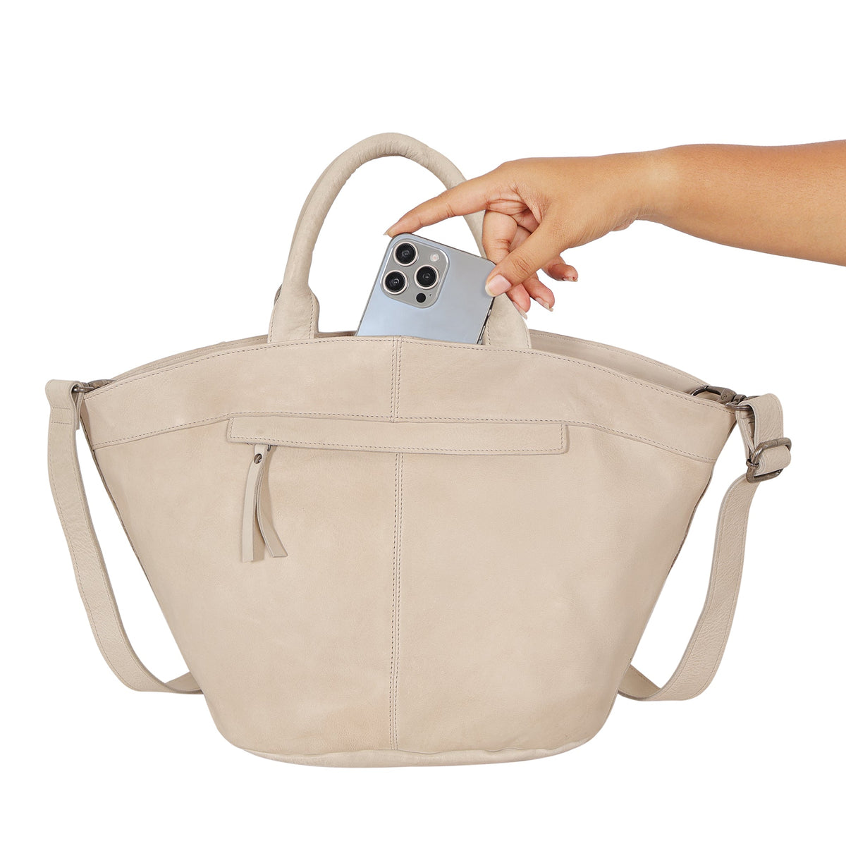 Claudia Diamond Leather Crossbody Bag - Image 23