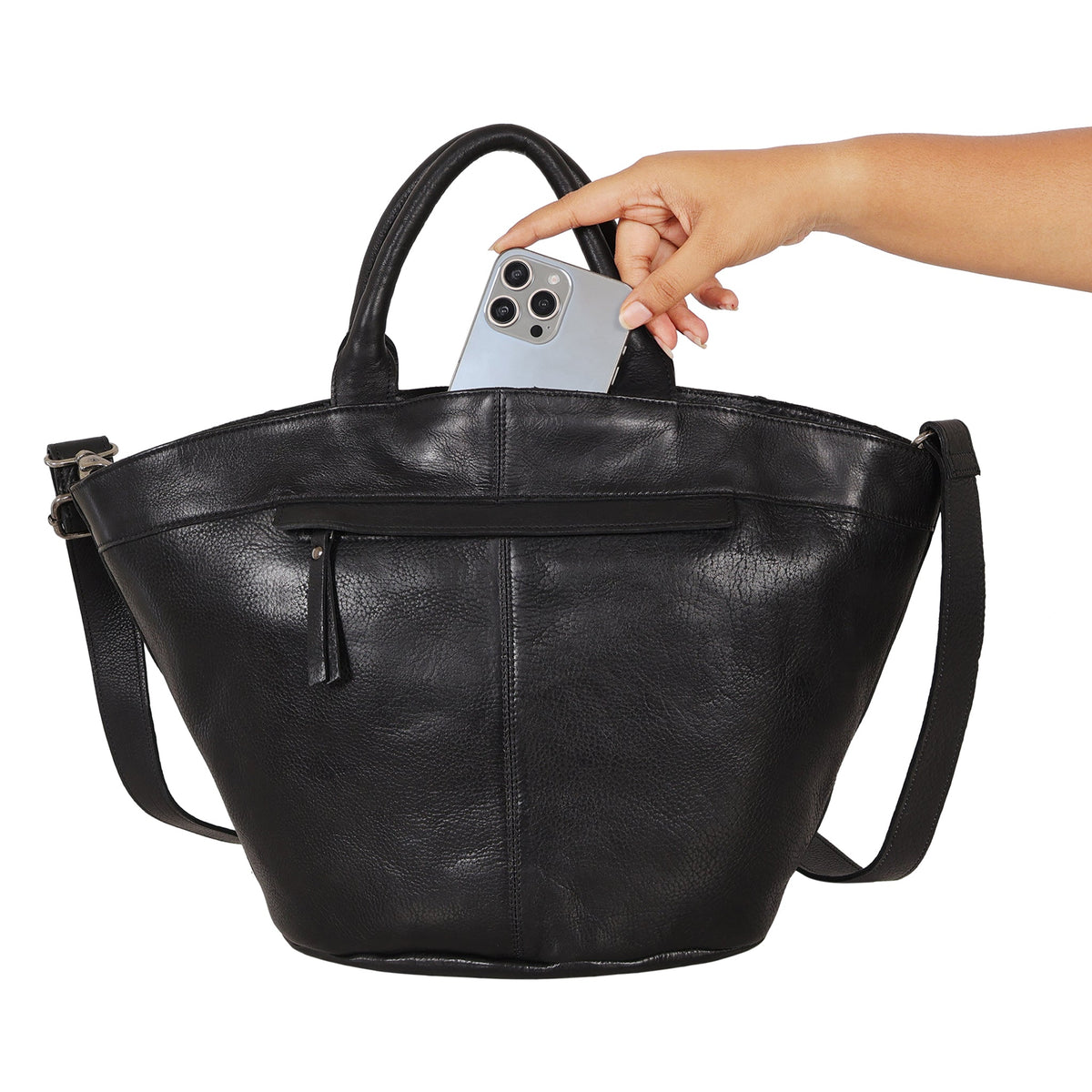 Claudia Diamond Leather Crossbody Bag - Image 29