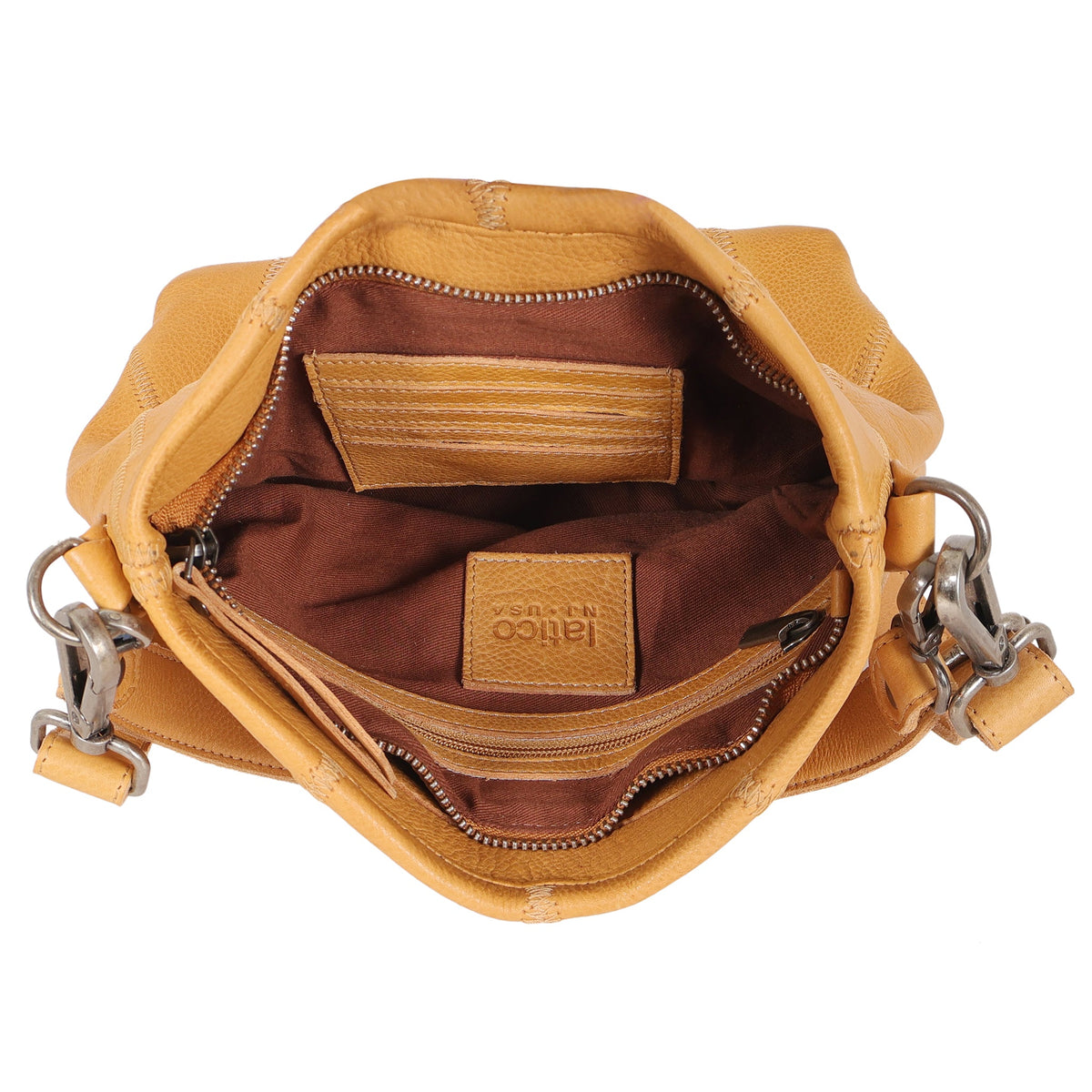 Ivy Diamond Leather Crossbody Bag - Image 27