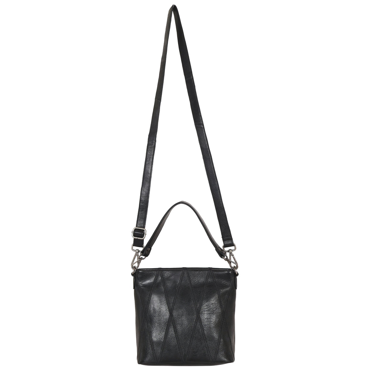 Ivy Diamond Leather Crossbody Bag - Image 16