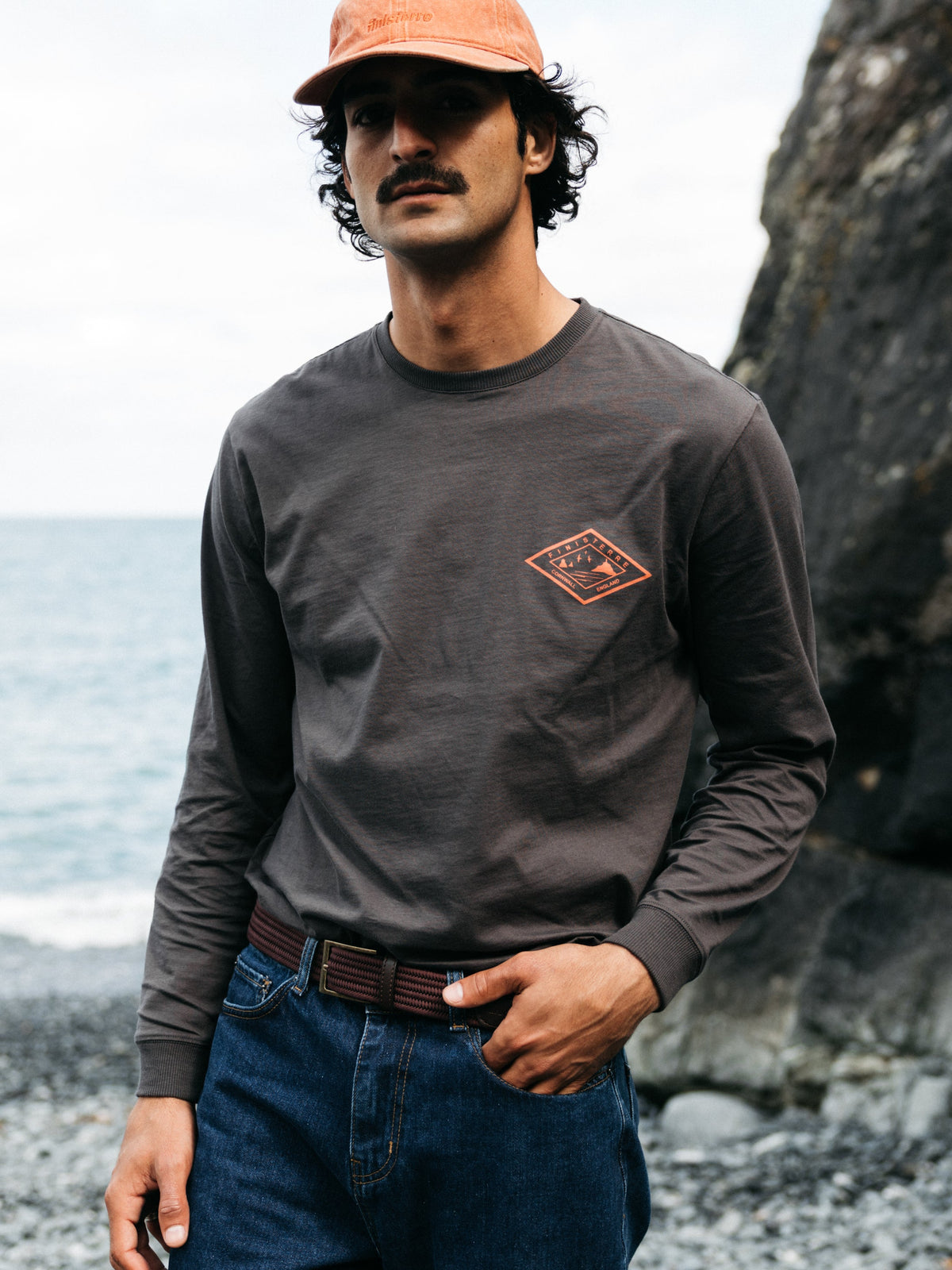 Men's Diamond Logo Long Sleeve T-shirt - Image 2