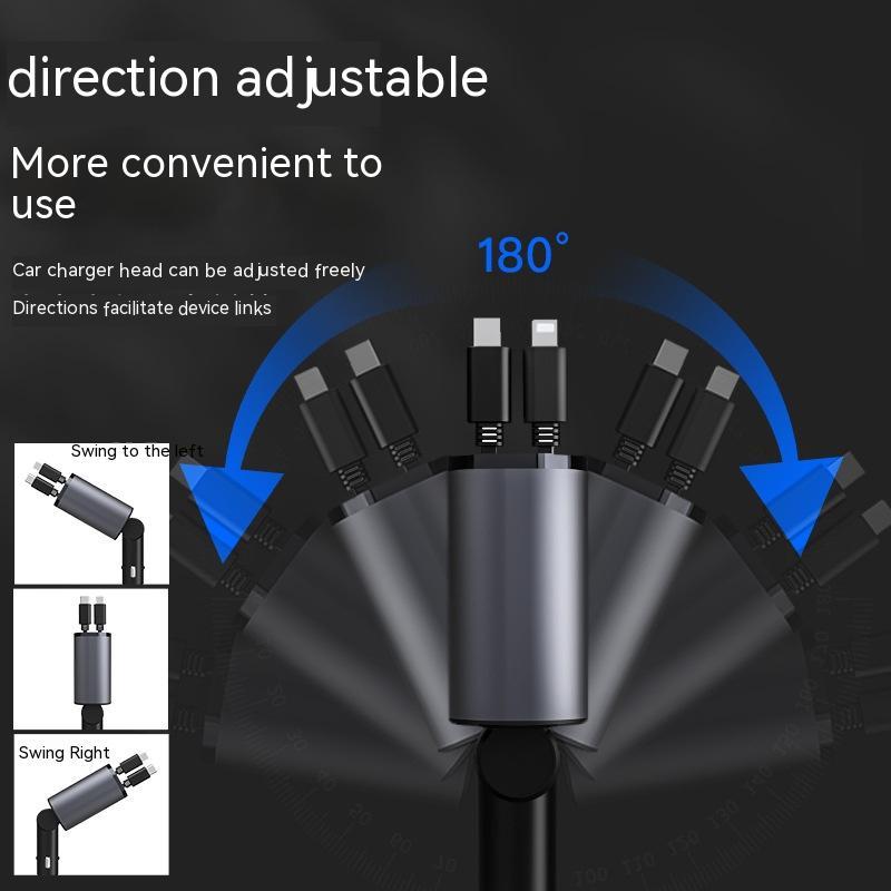 100W Metal Car Fast Charger - Image 3