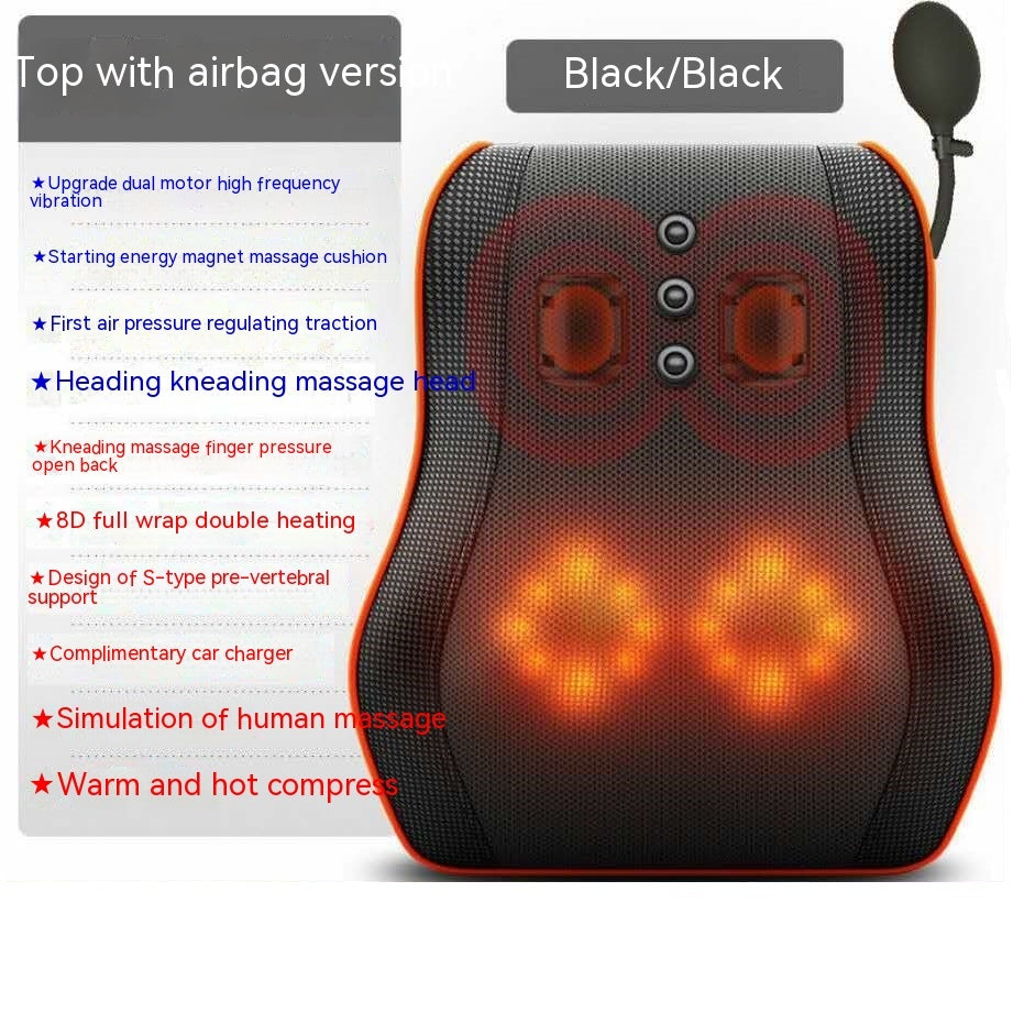 Electric Back & Neck Massager Pillow with Heat - Top match